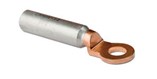 Трубчатый медно-алюминиевый кабельный наконечник под опрессовку, монтаж под винт